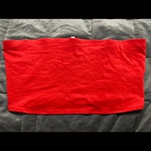 H&M red tube top